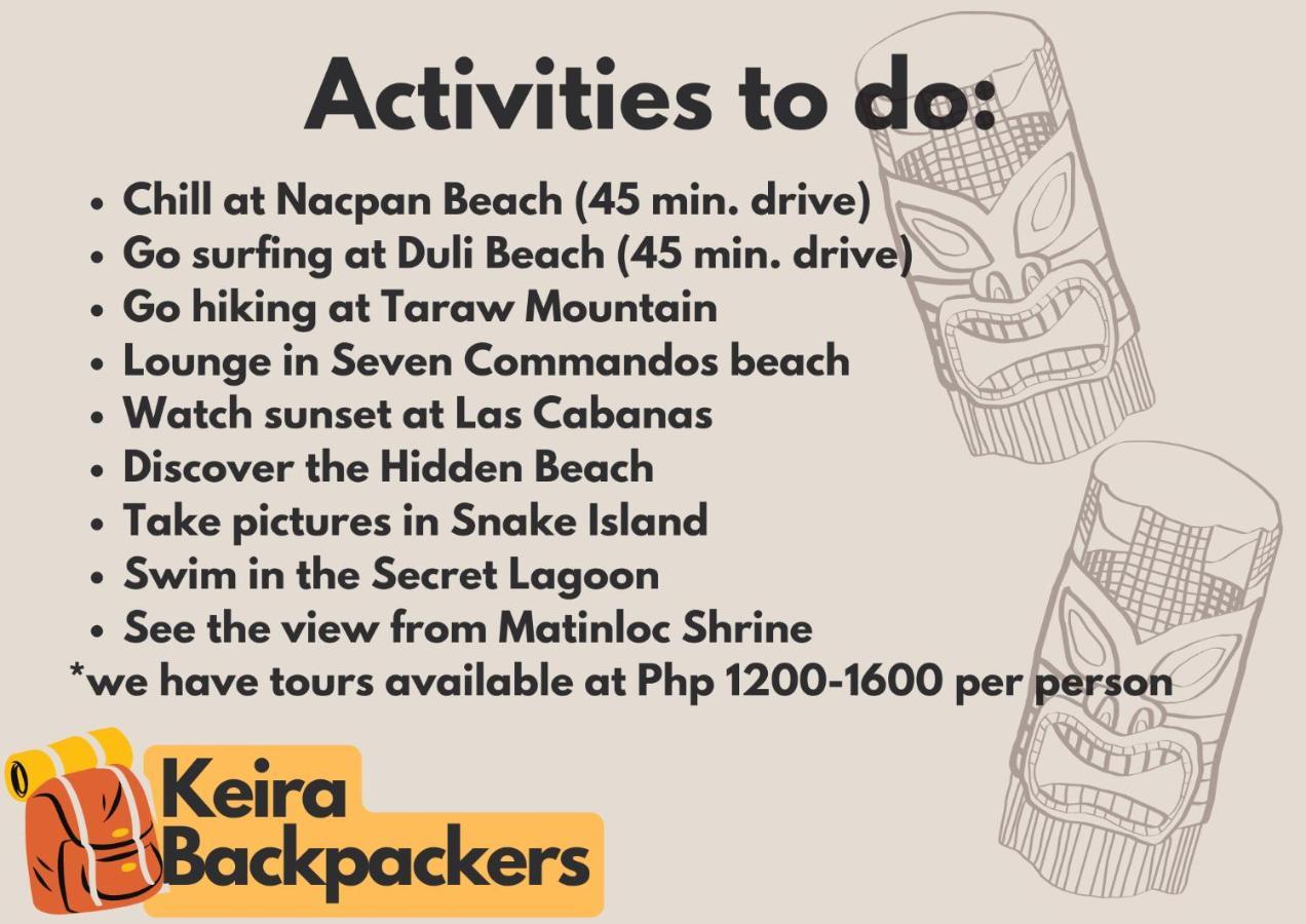 Keira Backpackers Otel El Nido Dış mekan fotoğraf
